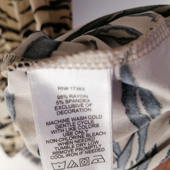 Anne KLEIN LÉOPARD DRESS SIZE - Picture 4 of 4